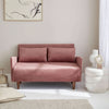 Schlafsofa aus rosa Samt | Tempo