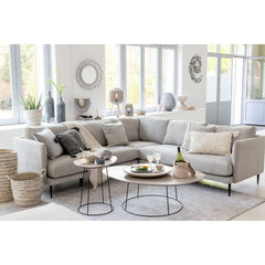 Canapé Gris Textile Partie Gauche | Qilo