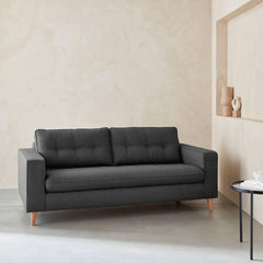 3-Sitzer Schlafsofa Anthrazit | Bliss
