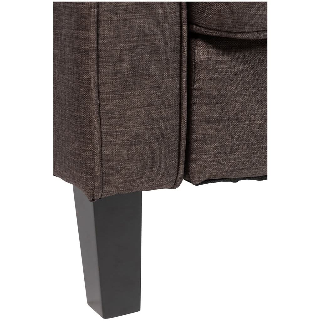Canapé Lit Polyester Marron Foncé | Sole - Designix Canapés