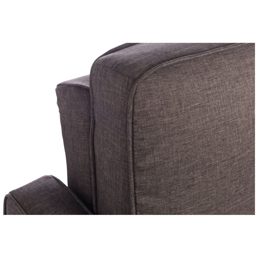 Canapé Lit Polyester Marron Foncé | Sole