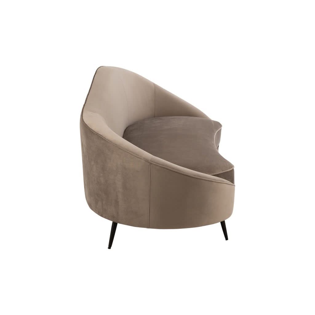 Canapé Textile Métal Gris | Iroa - Designix Canapés