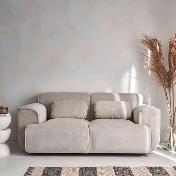 2-Sitzer-Sofa aus Cord | Quell