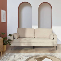 Beiger Cord-Sofa | Facet