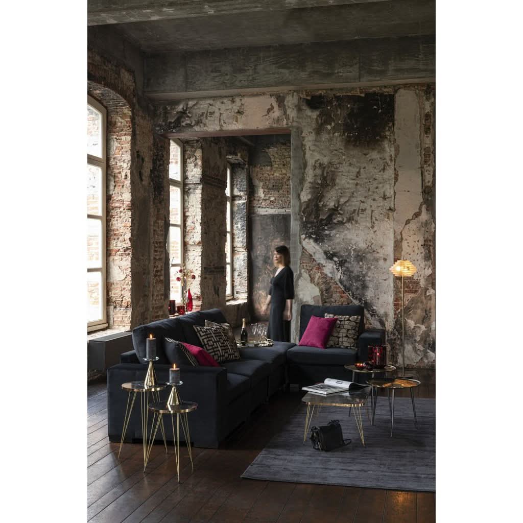 Canapé Velours Noir Moderne | Vian - Designix Canapés
