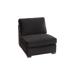 Canapé Velours Noir Moderne | Vian