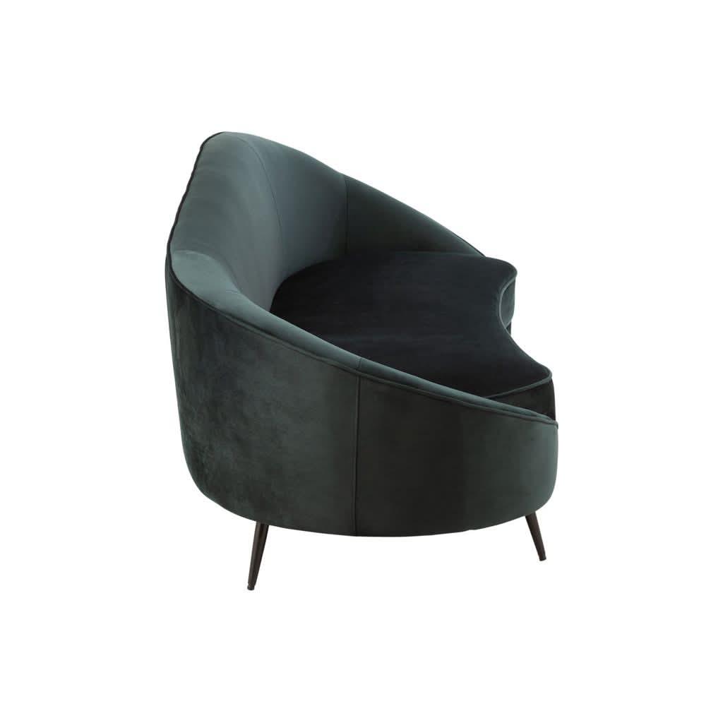 Canapé Vert Textile Métal | Byla - Designix Canapés
