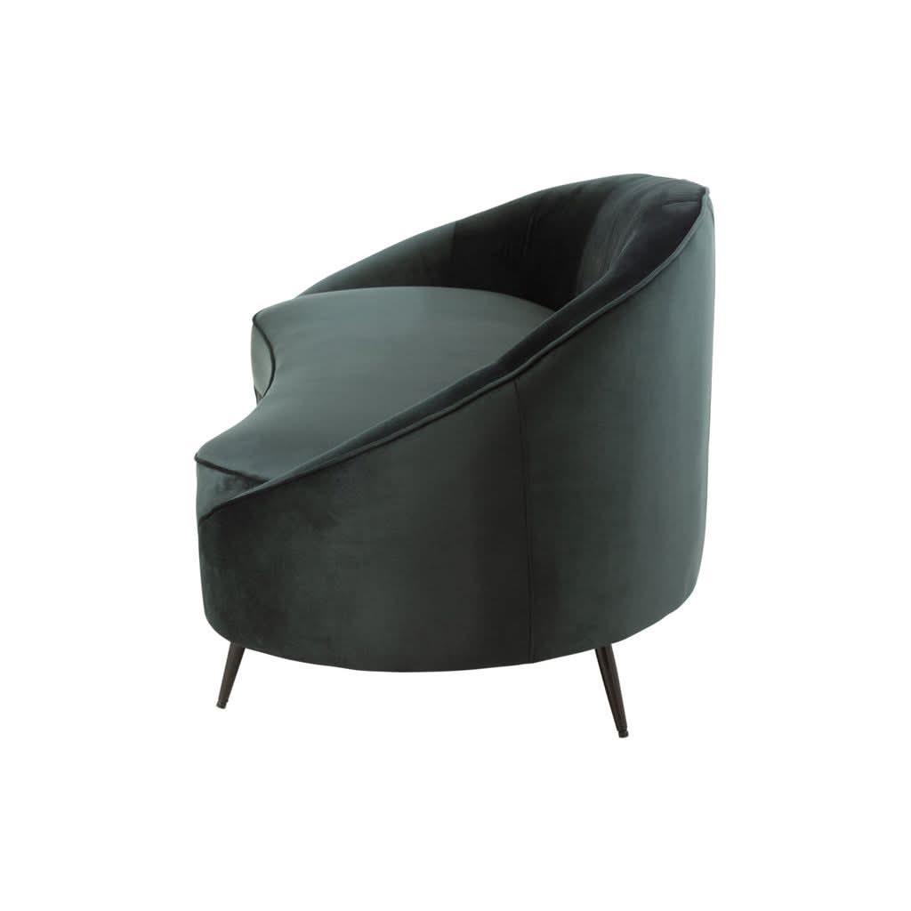 Canapé Vert Textile Métal | Byla - Designix Canapés