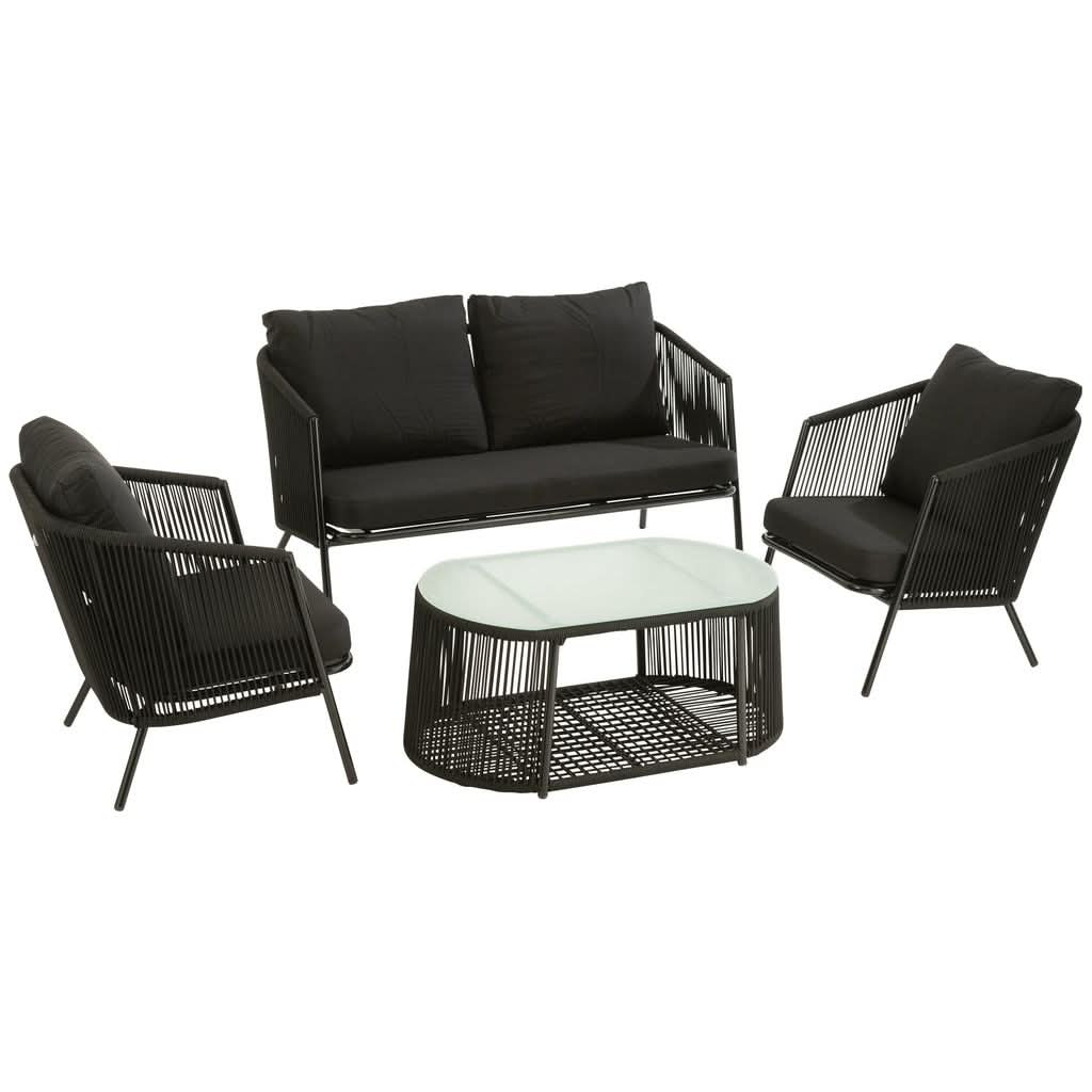 Canapés Metalliques Noir Eli | Fely - Designix Canapés