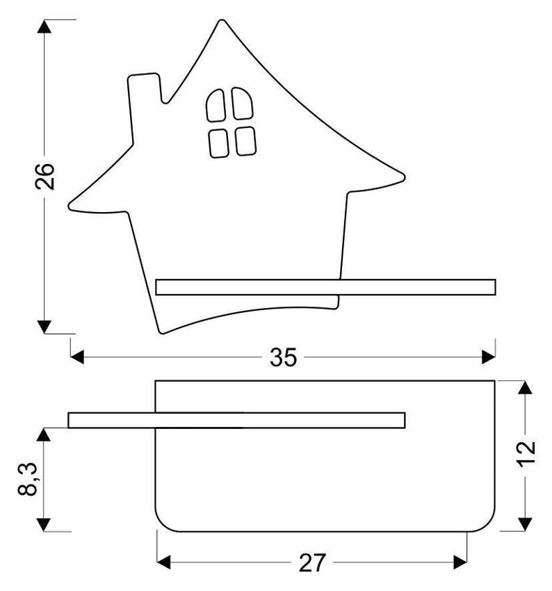 Applique murale | House Grise