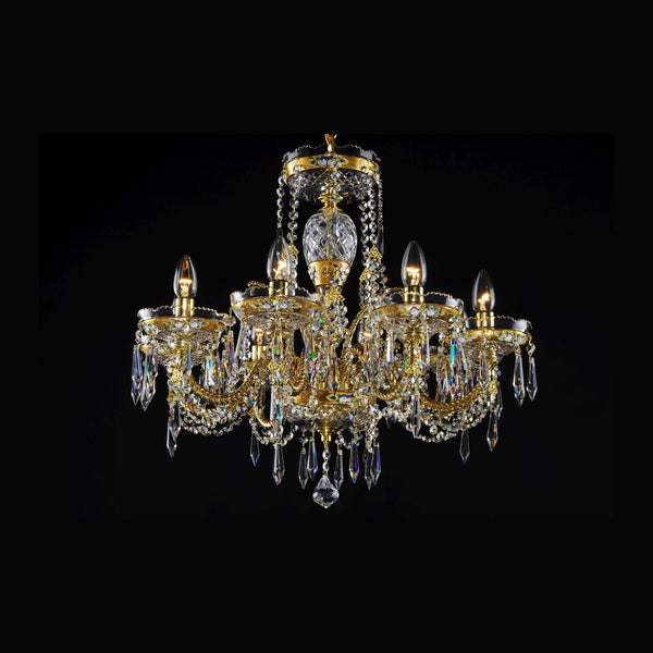 Kristallkronleuchter LLCH08-CRYSTAL-GOLD