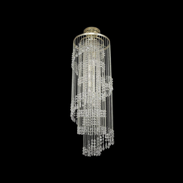 Kristall-Spiralpendelleuchte TX504000004