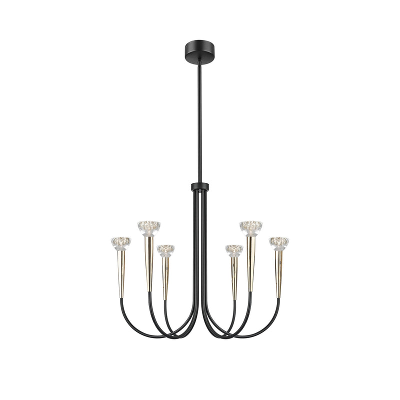 Suspension luminaire | Boston Noire H 136 cm