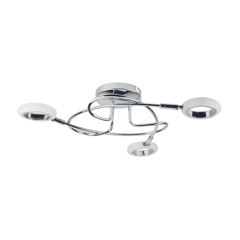 Plafonnier LED | Aurelion Chromé