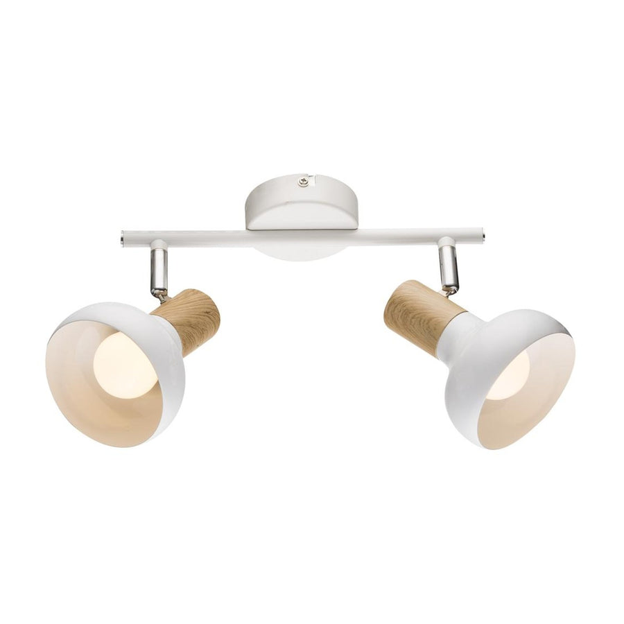 Plafonnier Puerto 2 lumières blanc