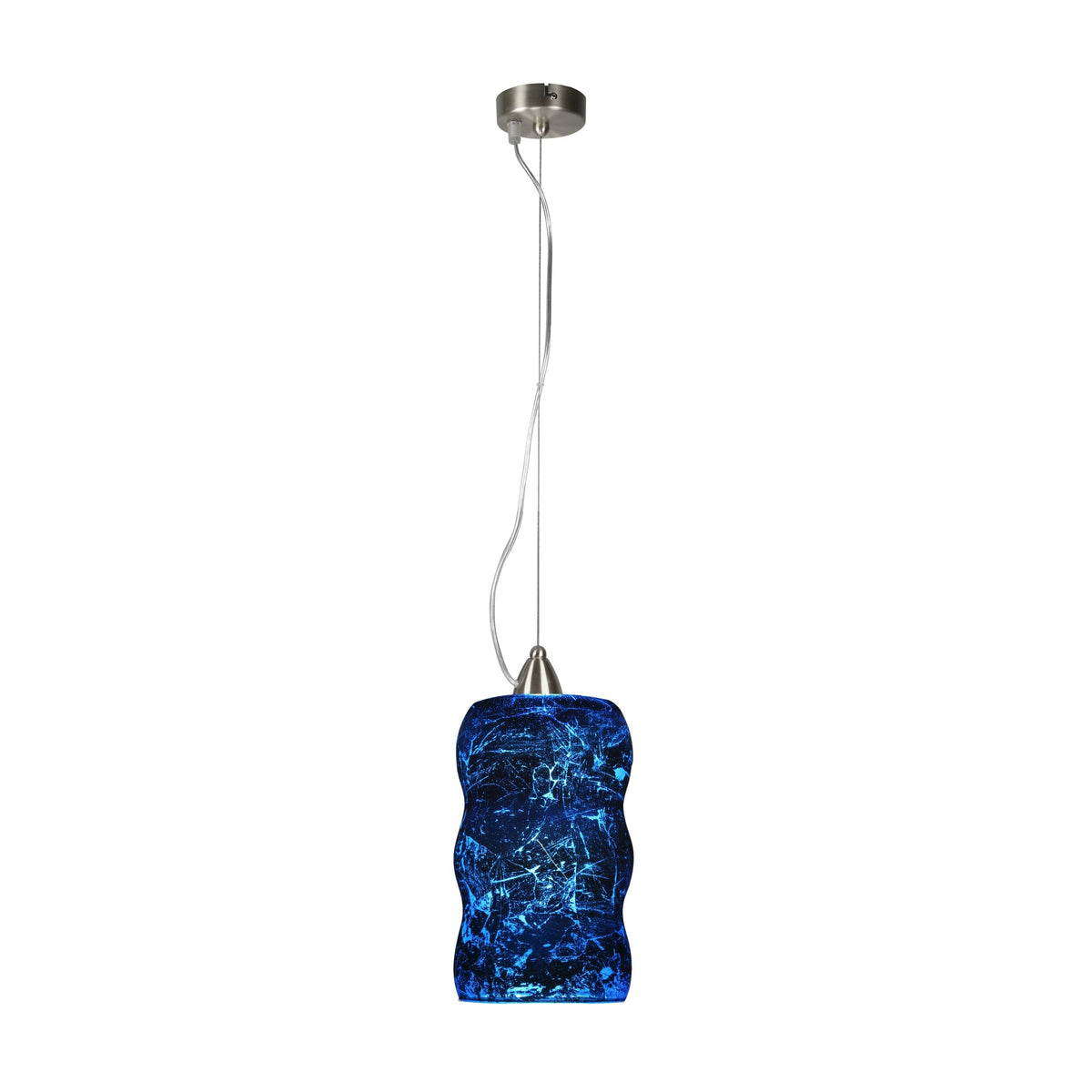 Suspension Trilogy bleue, verre