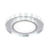 Spot encastrable LED SSP-26 à anneau LED rond chromé, verre