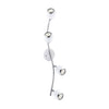 Plafonnier Bimeda blanc, L 64 cm