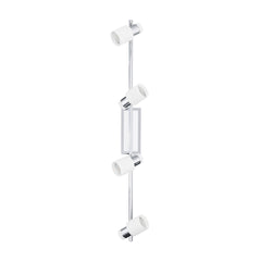 Spot Davida chromé et blanc, L 78 cm