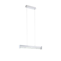 Suspension Filana chromée, cristal