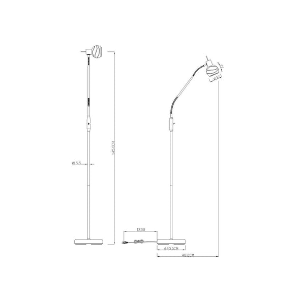 Lampadaire salon | Elliott