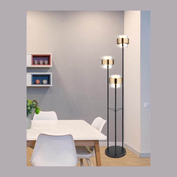 Lampadaire salon | Milley Noir