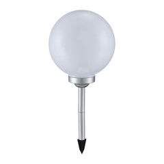 Luminaire extérieur Solar argenté, H 68 cm
