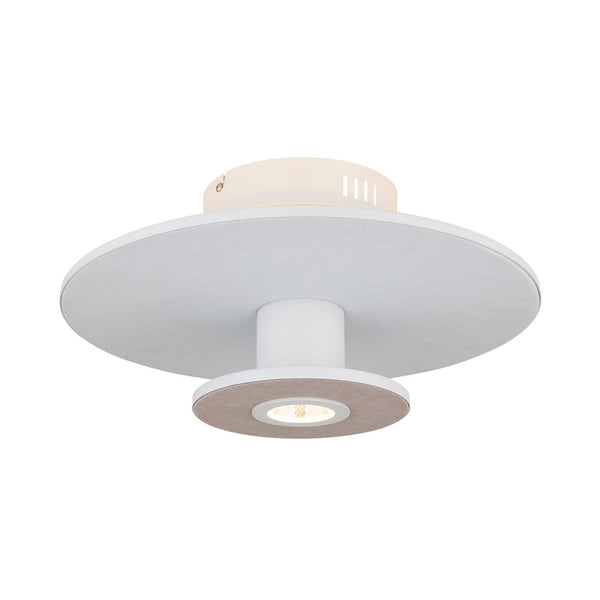 Plafonnier Carter blanc mat, Ø 38 cm