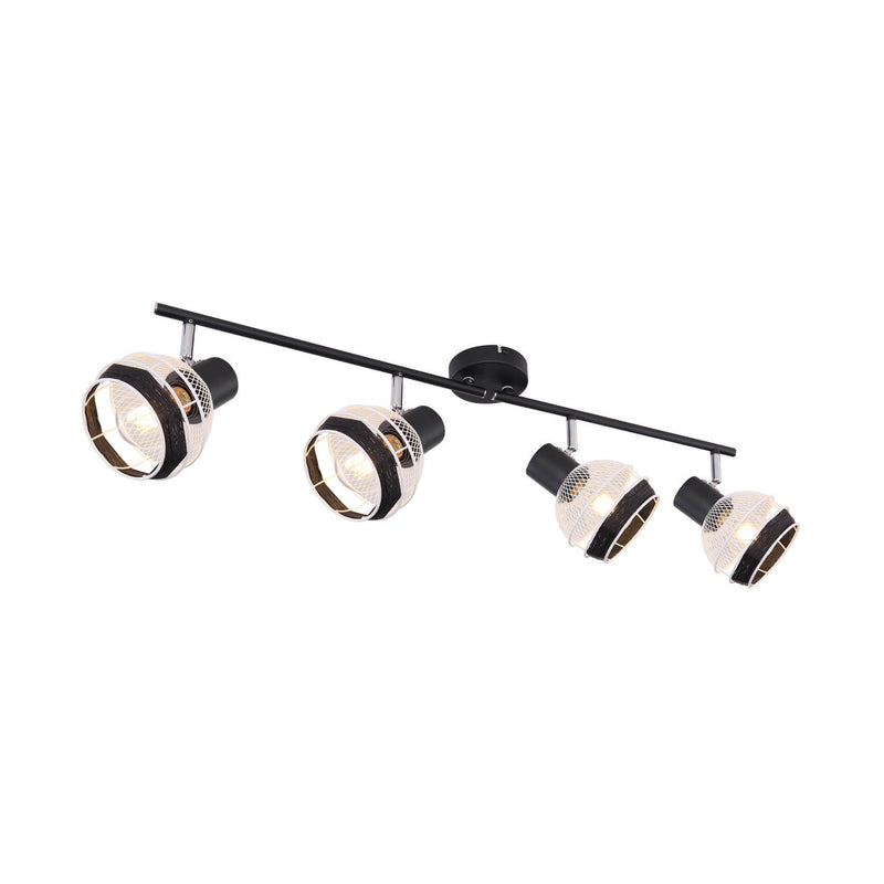 Spot Griddy noir mat, L 80 cm