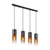 Suspension Annika noire mat, H 156 cm