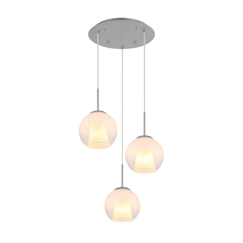 Suspension Barry nickel satiné