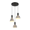 Suspension Labora noire mat (15741-3)