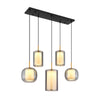 Suspension Lampigna noire mat (15740-5)