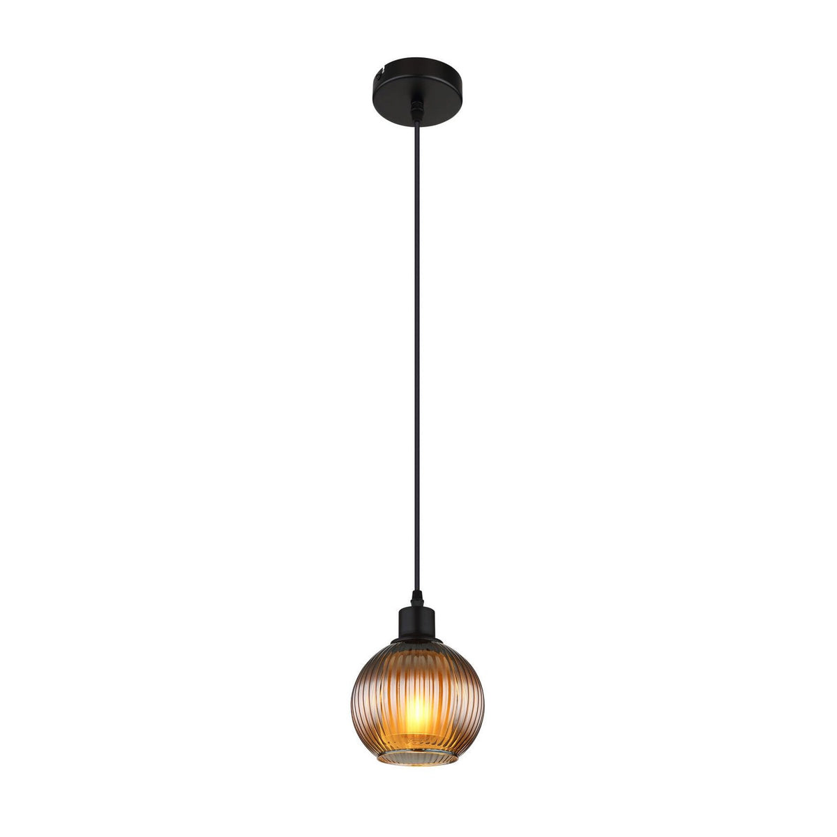 Suspension Zumba noire mat (15638P)