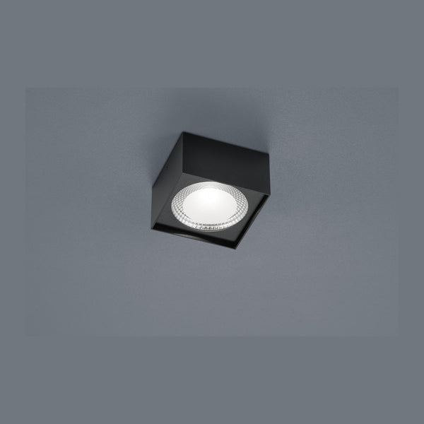 Plafonnier Kari noir, L 12 cm