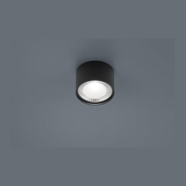 Plafonnier Kari noir, Ø 11,5 cm