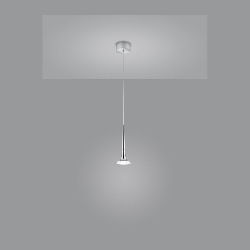 Suspension luminaire | Flute Chromée