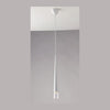 Suspension Lancelot blanche, verre
