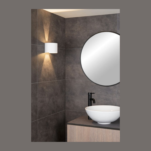 Applique murale AXI blanche, L 13,5 cm
