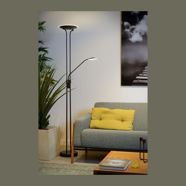 Lampadaire Champion noir