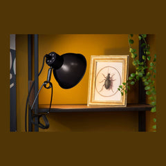Lampe de bureau Moys noire