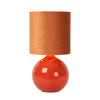 Lampe à poser Esterad orange, coton