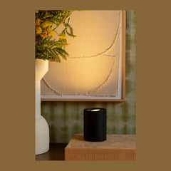 Lampe à poser Tube noire
