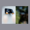 Applique extérieure Taylor 2 lumières noire