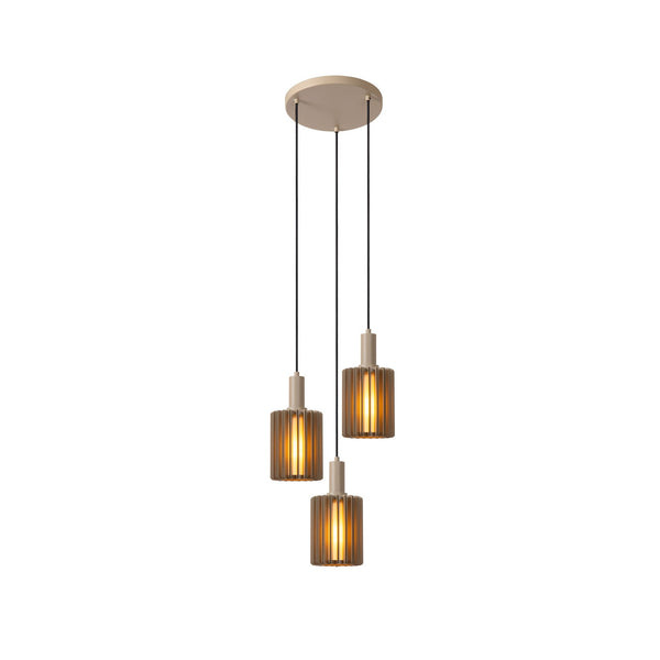 Suspension Lambres 3 lumières noire (45410/13/41)