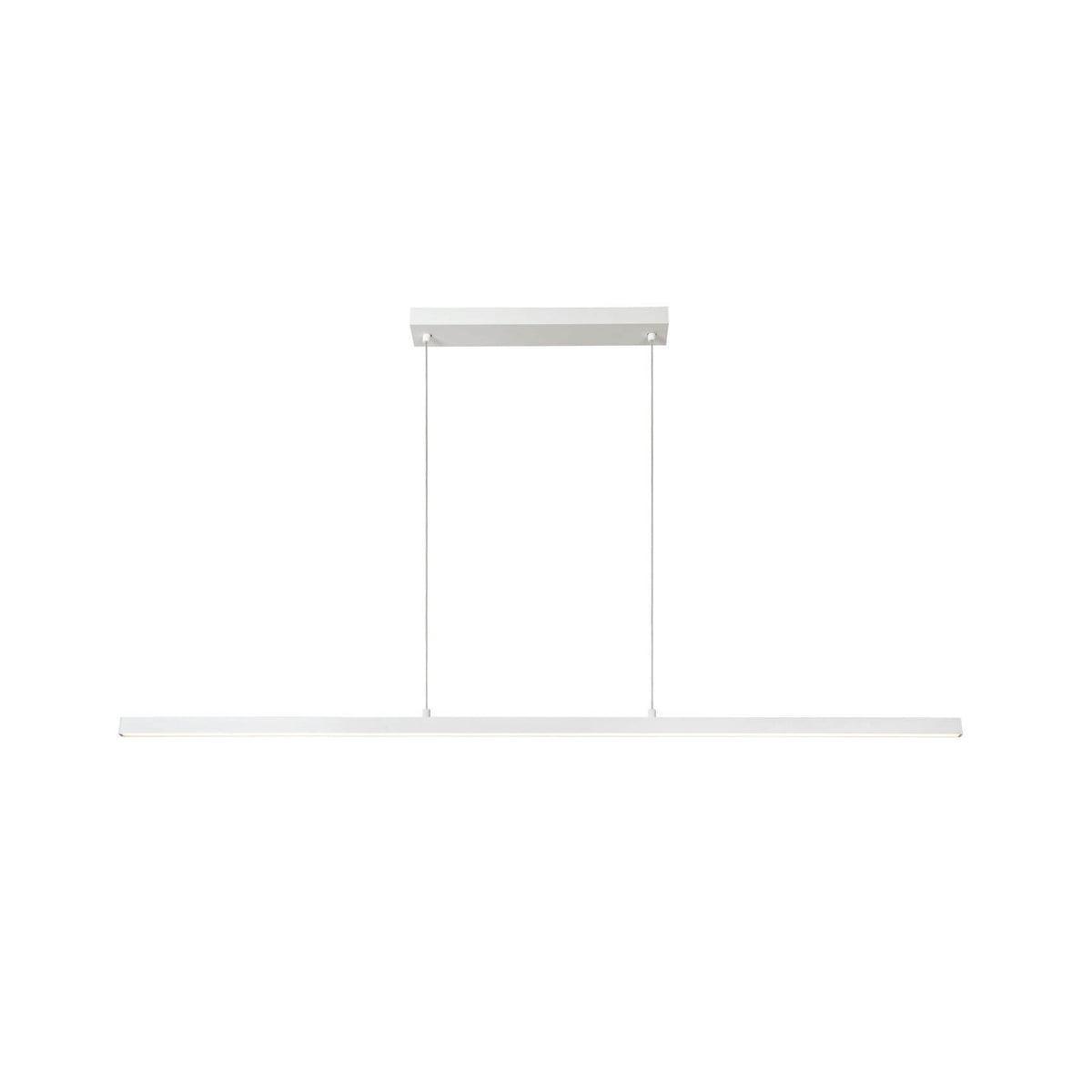 Suspension Sigma blanche, L 147,7 cm