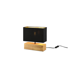 Lampe à poser Woody bois, H 30,5 cm (R50181080)