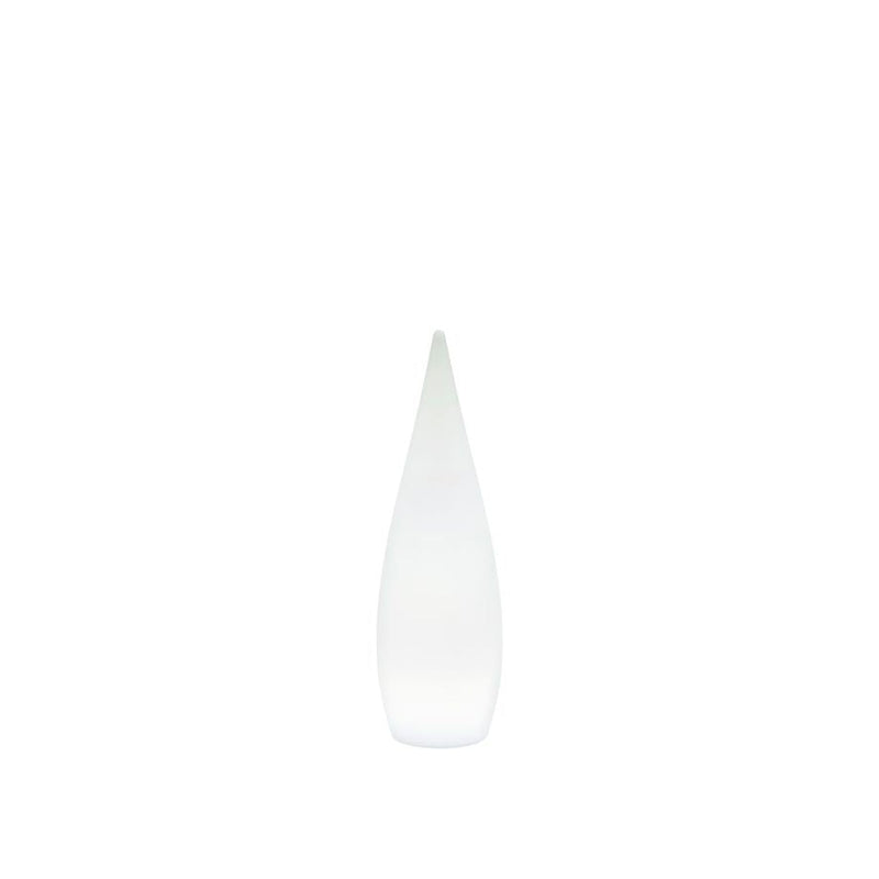 Lampe extérieure Palmas blanche, H 80 cm