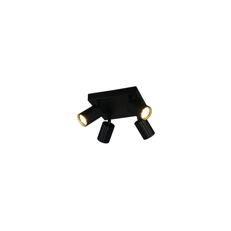 Spot Soka 4 lumières noir mat
