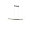 Suspension Arcola nickel satiné, L 115 cm